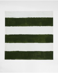 Aura Home - Riviera Stripe Cotton Linen Napkins - Set of 4