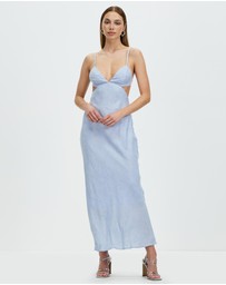 Third Form - Paisley Bias Triangle Midi Dress