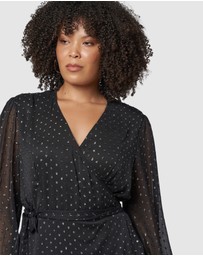 Pink Dusk by Curve Project - Fake Magic Midi Dress
