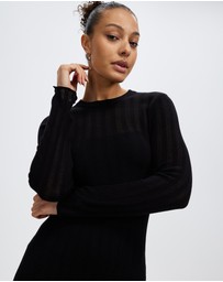 Third Form - Line Up Knit Maxi Dress