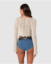 EDIKTED - Tessie Crochet Top