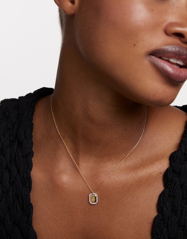 PDPAOLA - Cancer Zodiac Gold Necklace