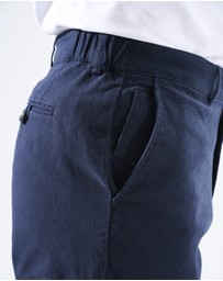 3 Wise Men - 3 Wise Men Tapered Fit Chino -  Navy