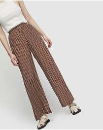 Oxford - Chantel Zigzag Wide Leg Pants