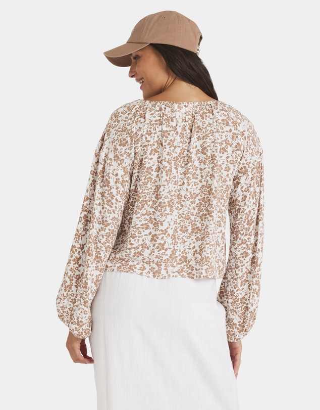 Roxy - Womens Kerlina Tie Top Long Sleeve Shirt
