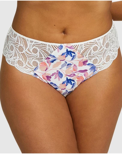 Sans Complexe - Ariane Fantaisy Microfibre & Lace Bikini Brief