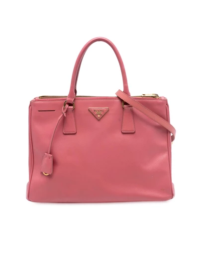 Pre-Loved by Azura Reborn - Pre-Loved Medium Saffiano Lux Galleria Double Zip Satchel