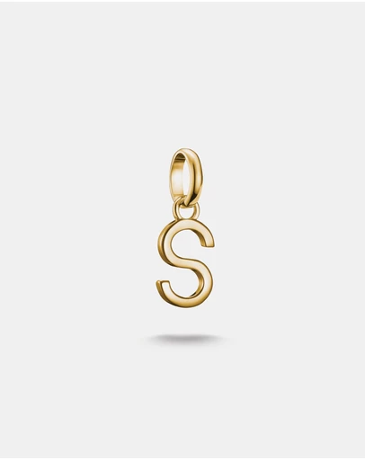 THOMAS SABO - THOMAS SABO Connect Charm letter S Gold