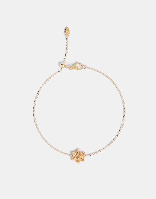 By Charlotte - Birth Flower Bracelet - Water Lily July