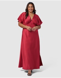 Pink Dusk by Curve Project - Want It All Maxi Dress