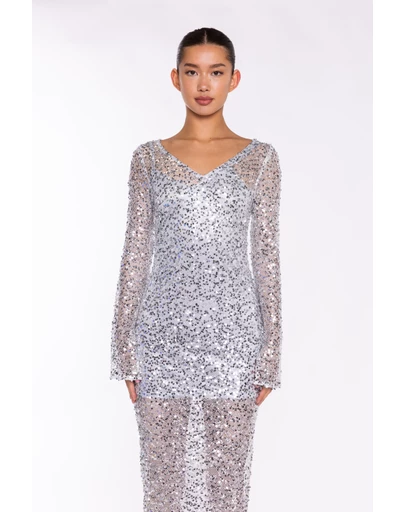 Glamorous - V-neck Maxi-Dress