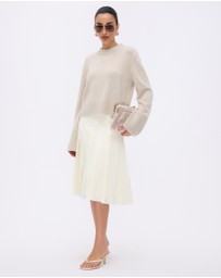 Minima Esenciales - Talen Merino Wool Cashmere Blend Jumper