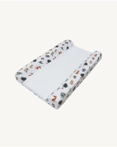 Living Textiles - Jersey Change Mat Cover - Forest Retreat