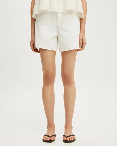 Cotton On - High 90s Denim Shorts