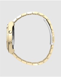 TIMEX - Q Timex® Q80 Continental 39mm Stainless Steel Bracelet Watch