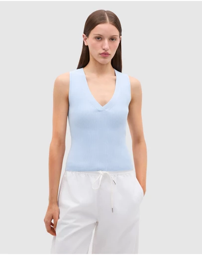 Seed Heritage - Cotton Blend V Neck Tank