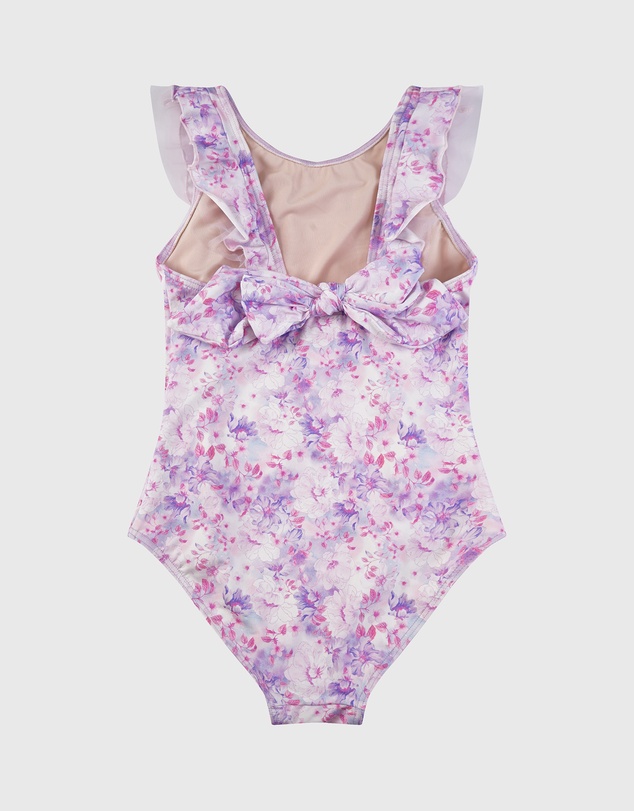 Aqua Blu Kids - Cherry Blossom Frill One Piece - Kids