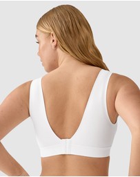 Naturana - Back & Side Smoothing Wirefree Crop Top Bra