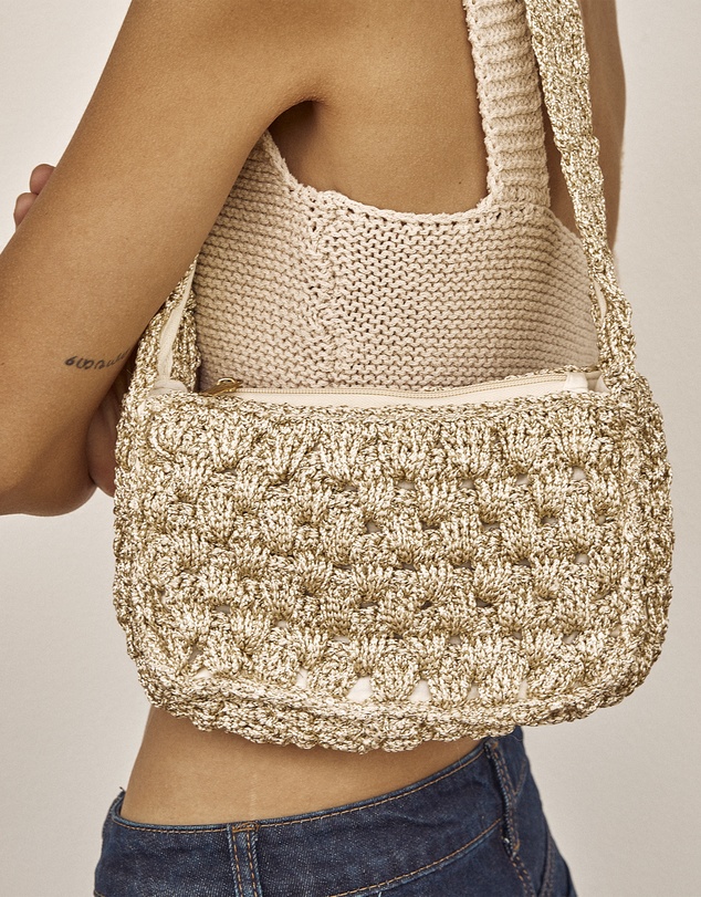 Arms Of Eve - India Hand Bag - Biscotti