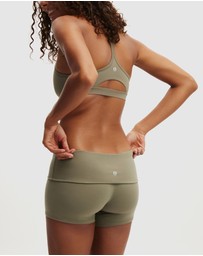 Cotton On Body Active - Ultra Soft Roll Over Shortie Shorts