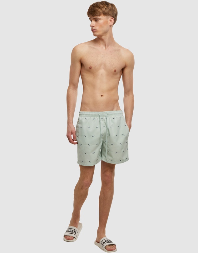 Urban Classics - Embroidered Swim Shorts