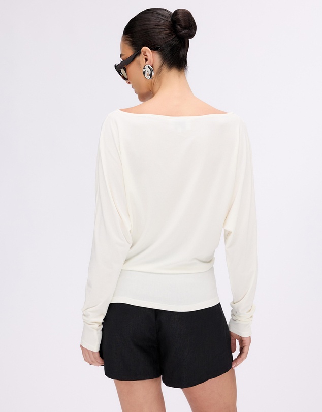 Minima Esenciales - Tia Bat Wing Long Sleeve Top