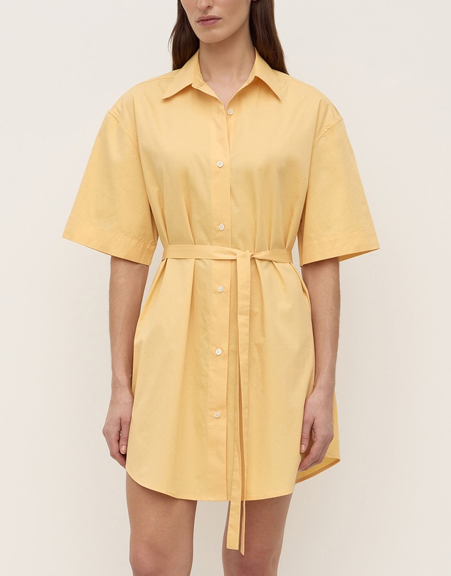 Assembly Label - Kaylee Poplin Short Sleeve Shirt Dress