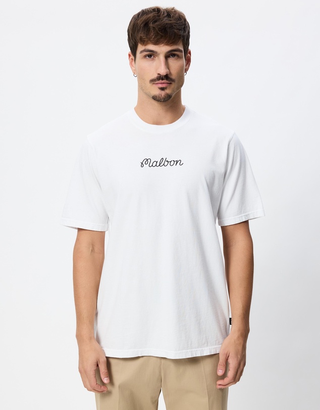 Malbon - Icons Bermuda Script Tee - ICONIC EXCLUSIVE