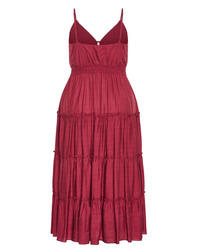 City Chic - Aiza Tier Maxi Dress