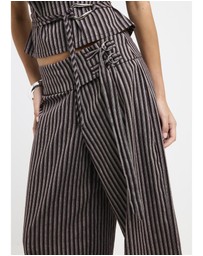 Subtitled - Naia Stripe Tie Pants