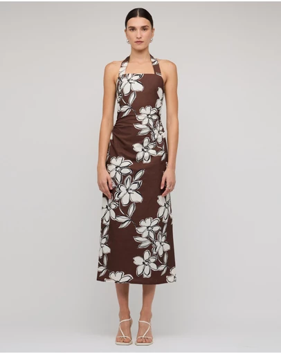 Staple the Label - Elara Halter Midi Dress