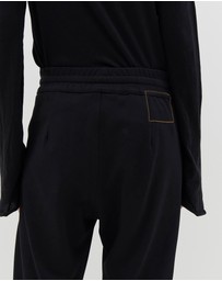 Bassike - stretch twill tapered pant