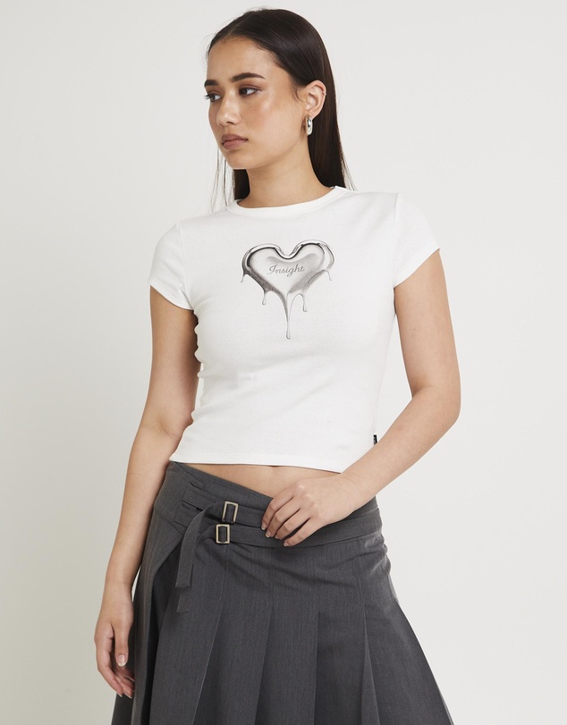 Insight - Dripping Heart Baby Tee