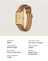 Michael Kors - Essex Brown Analogue Watch