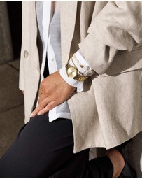 Skagen - Agnethe Pearl Gold Tone Bracelet