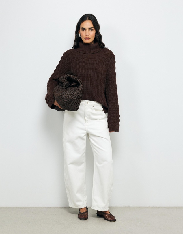 AERE - Rhei Organic Cotton Wool Cable Jumper
