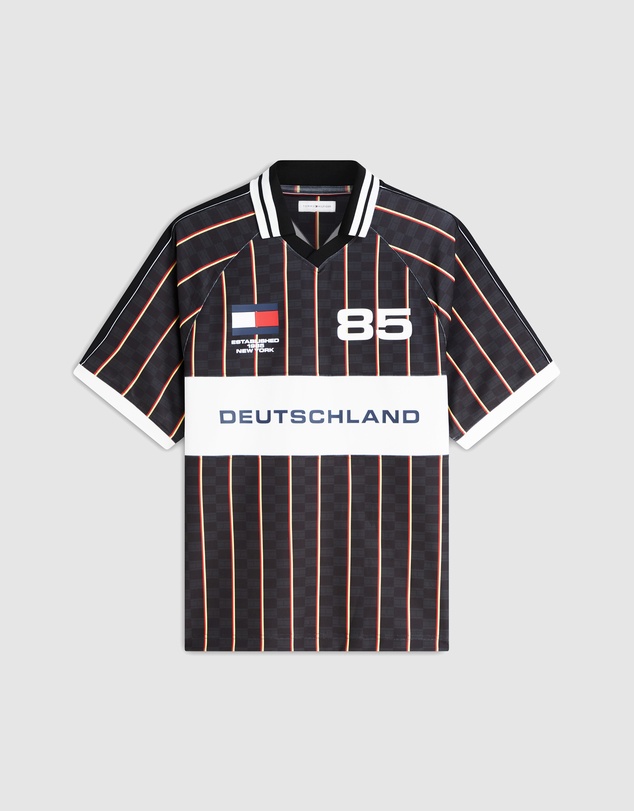 Tommy Hilfiger - Geometric Flag Print SS Rugby Shirt