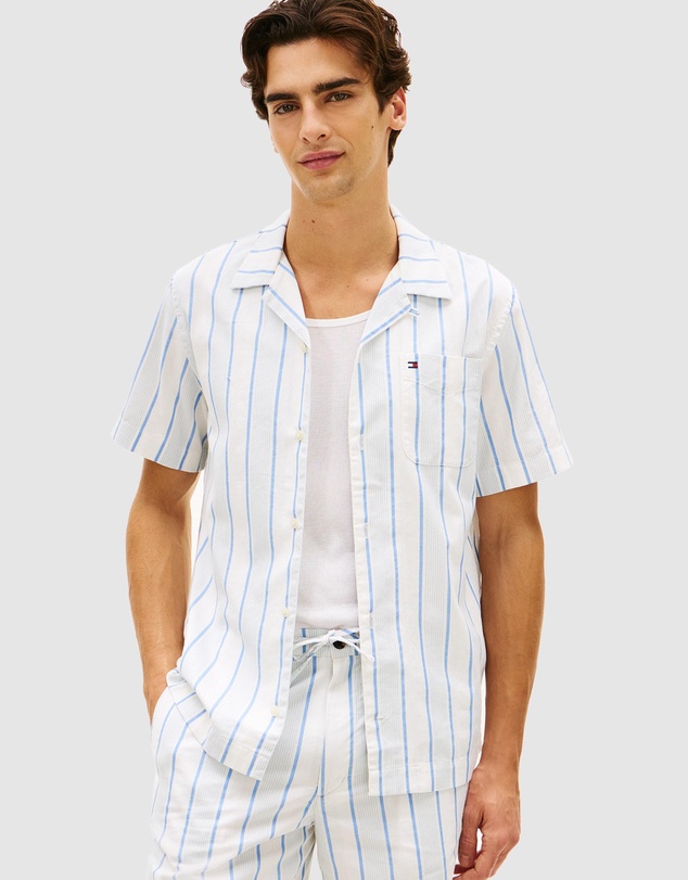 Tommy Hilfiger - Regular Fit Cuban Collar SS Shirt