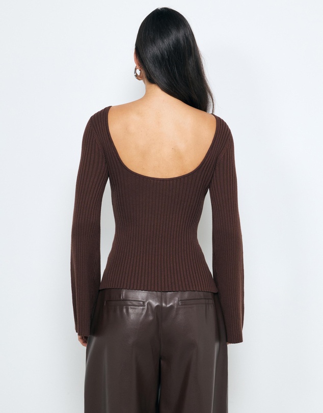 AERE - Sarai Organic Cotton Knit Top
