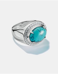 THOMAS SABO - THOMAS SABO Oval Turquoise Ring