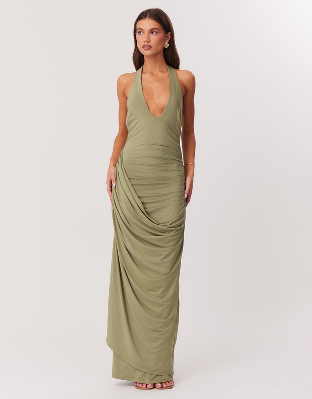 SNDYS - Arlina Halter Maxi Dress