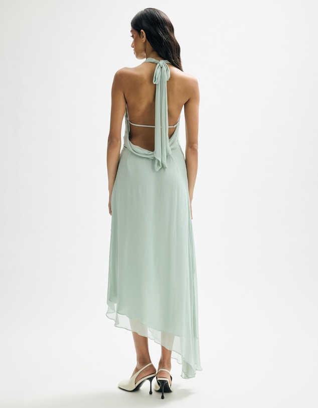 Minima Esenciales - Veda Halter Maxi Dress