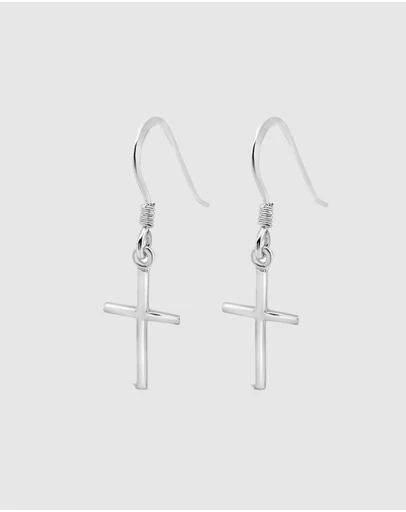 Ichu - Tiny Cross Earrings