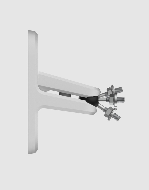 iWorld - Kanto SPW3 Universal Satellite Speaker Wall Mount Bracket - White, Pair