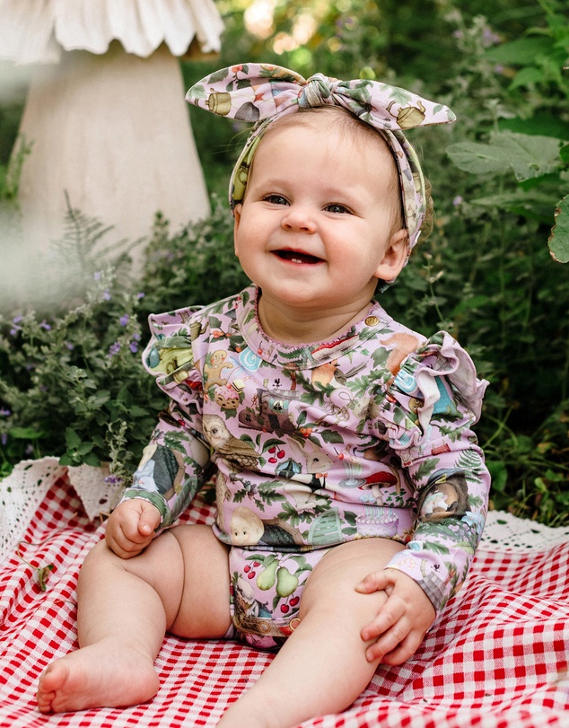 Fleur Harris - 'Faraway Friends' Kindness Bodysuit in Lilac