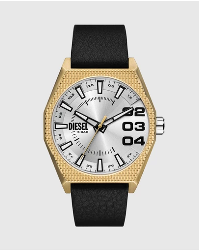 Diesel - Scraper Black Analogue Watch