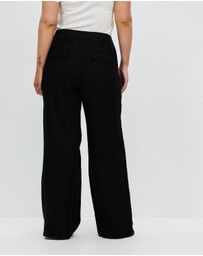 AERE - Straight Leg Linen Pants