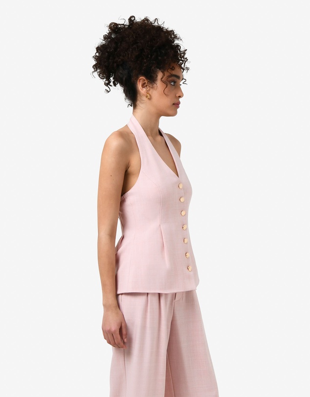 Forcast - Lola Halter Neck Peplum Vest