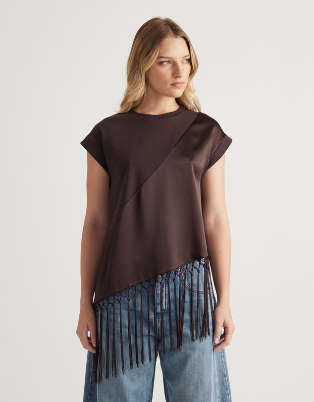 Decjuba - Elsa Fringe Hem Tee