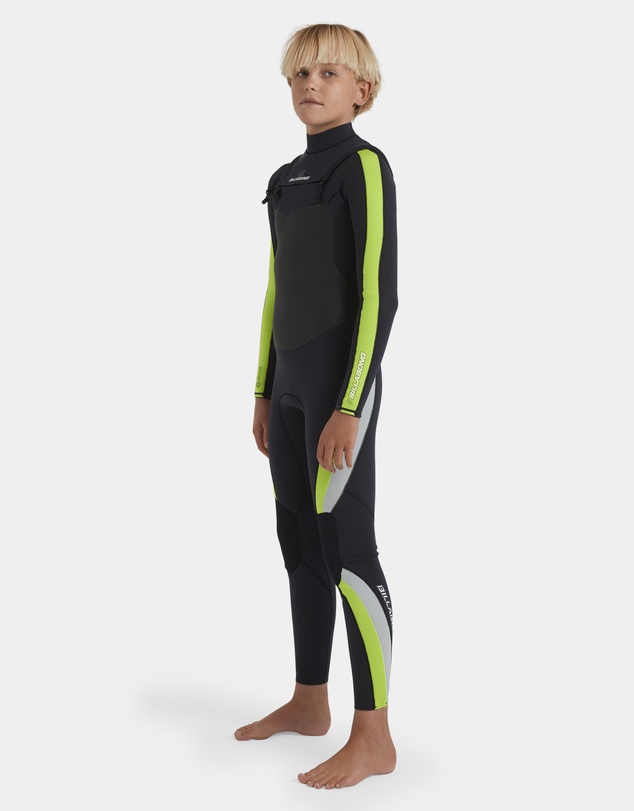 Billabong Kids - Boys 8 to 16 3/2mm Oscillator Chest Zip Steamer Wetsuit